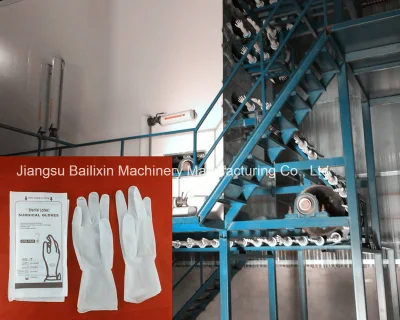 Maschine zur Herstellung von Einweg-Polyethylenhandschuhen